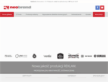 Tablet Screenshot of neobrand.pl